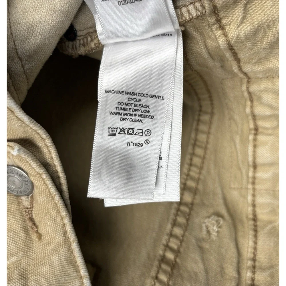 Polo Ralph Lauren Jeans Mens 40x32 Hampton Relaxed Straight Khaki Denim